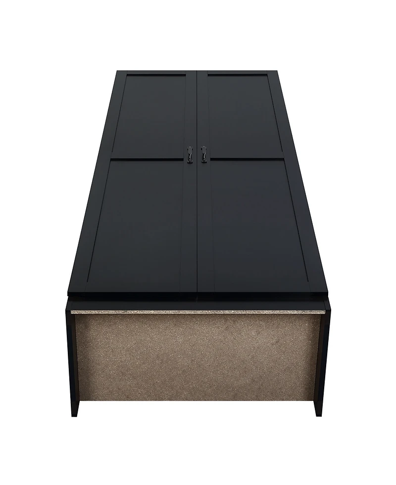 Manhattan Comfort Hopkins 2-Piece 4-Shelf Storage Closet Set