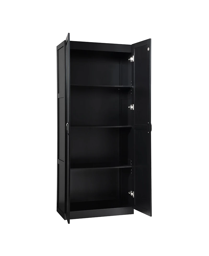 Manhattan Comfort Hopkins 29.6" 4-Shelf Storage Closet