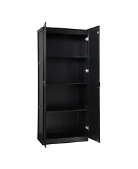 Manhattan Comfort Hopkins 29.6" 4-Shelf Storage Closet