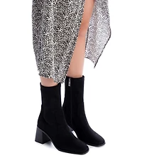 Women's Suede Dress Booties By Xti