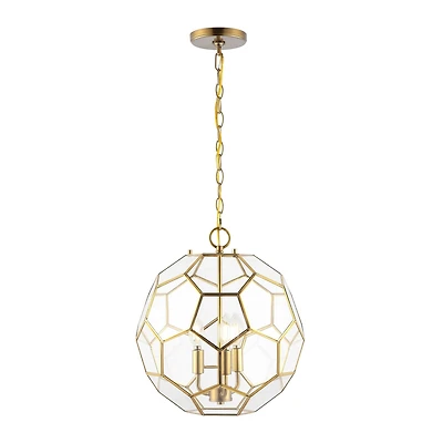 Bee Modern Bohemian Iron/Glass Led Pendant