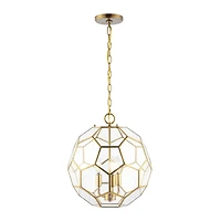 Bee Modern Bohemian Iron/Glass Led Pendant