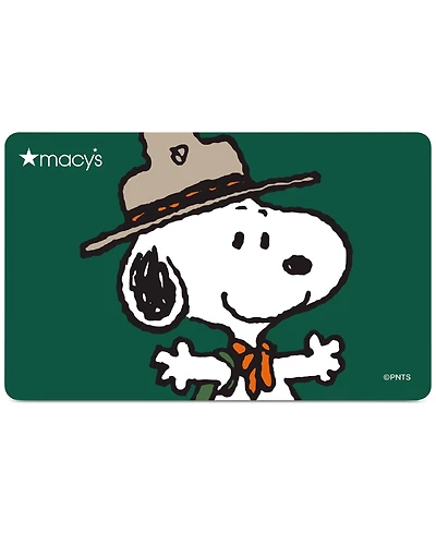 Beagle Scout Snoopy E-Gift Card