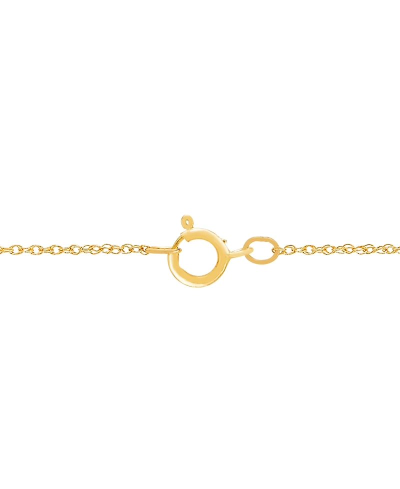 Engraved Heart Locket 18" Pendant Necklace in 10k Gold