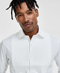 Alfani Men's Slim-Fit Solid Tuxedo Shirt, Created for Macy's