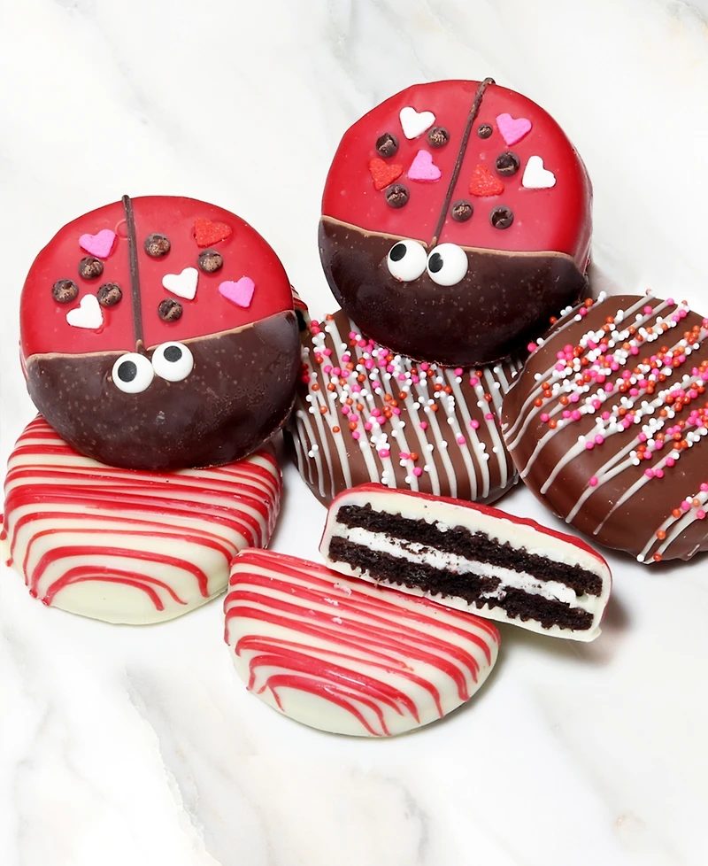 Chocolate Covered Company Love Bug Belgian Chocolate Covered Strawberries and Oreo Cookies