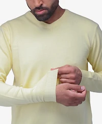 X-Ray Men's Basic V-Neck Pullover Midweight Sweater