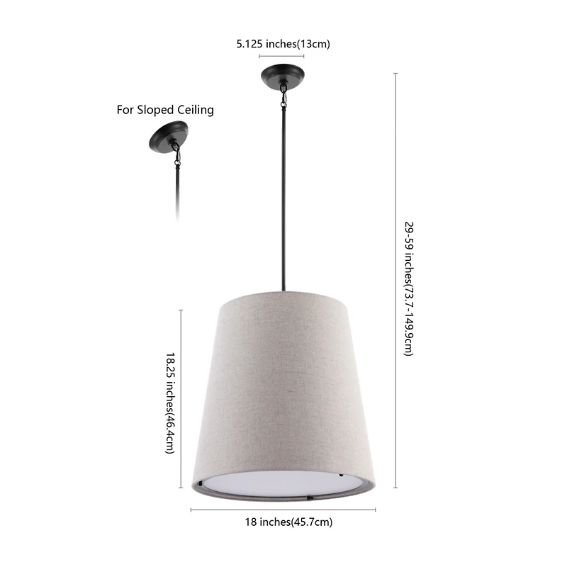 Arden Farmhouse Bohemian Iron Led Pendant