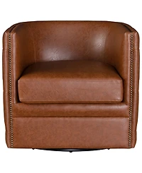 Madison Park Capstone Swivel Tufted Chair