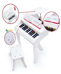 Hape Deluxe White Grand Piano Musical Toy