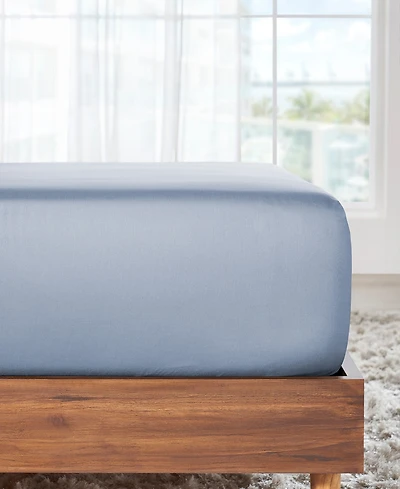 Deep Pocket Queen Fitted Sheet Only - Soft 100% Cotton Sateen