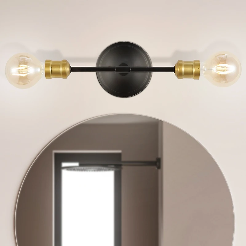 Jaxon Industrial Farmhouse Iron Led Vanity Light