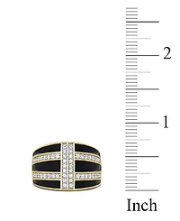 Women's 14K Gold Plated Ring in Sterling Silver
