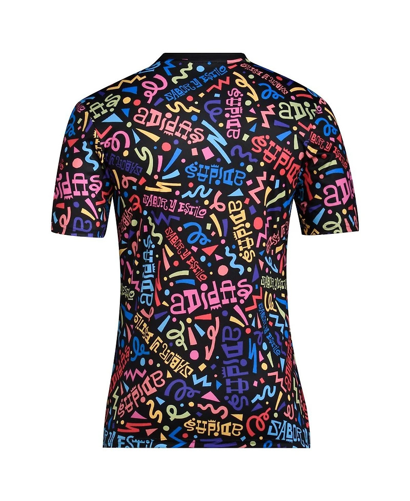 Men's adidas Black Charlotte Fc 2023 Hispanic Heritage Pre-Match Top