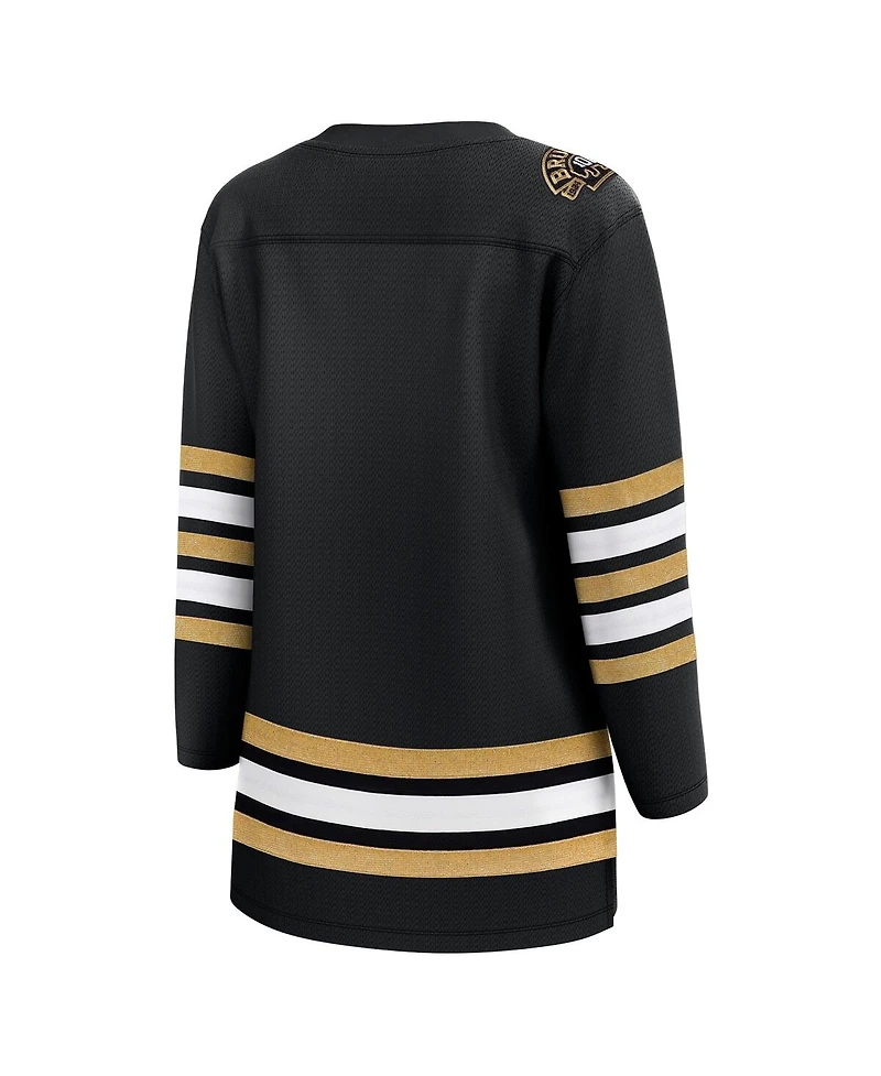 Women's Fanatics Black Boston Bruins 100th Anniversary Premier Breakaway Jersey