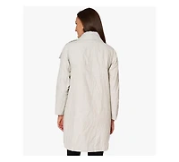 Stella Carakasi Women's Lightly Padded Water Repellent Button-Front Kentfield Coat