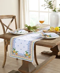 Capri Lemon Table Runner, 13" x 70"