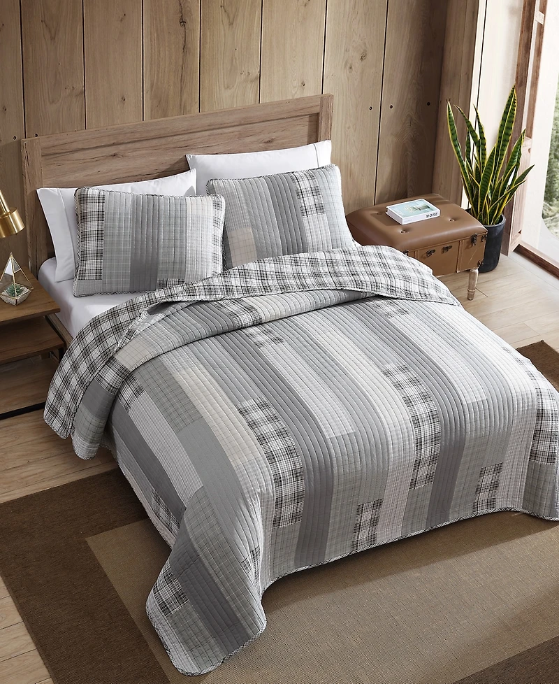 Eddie Bauer Fairview Reversible 3-Pc. Quilt Set, Full/Queen