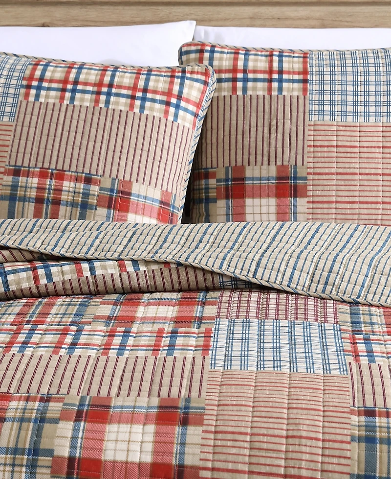 Eddie Bauer Hawthorne Reversible 3-Pc. Quilt Set, Full/Queen
