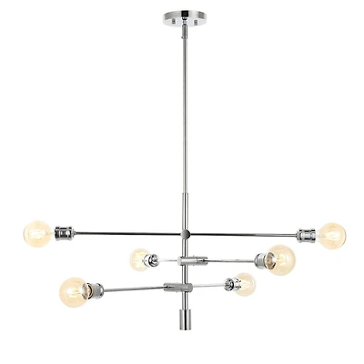 Atlas Modern Retro Iron Arm Adjustable Led Chandelier