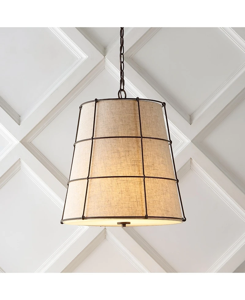 Silas Rustic Farmhouse Led Flush Mount