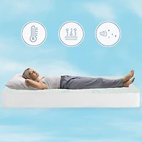 Mattress Pads King size, 3-Zone Cooling, Soft, Non-Slip Quilted Mattress Pad King Size, Deep Pocket Fits 8