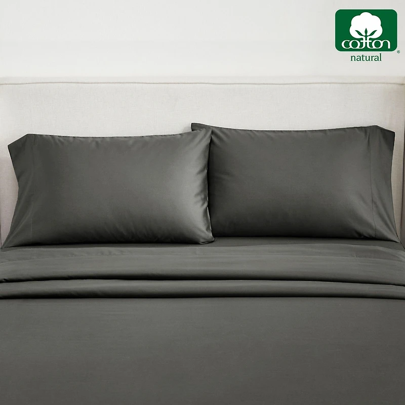 Standard 100% Cotton 500 Thread Count Pillowcases, Queen and Size, Soft Silky, Cool Smooth by California Design Den