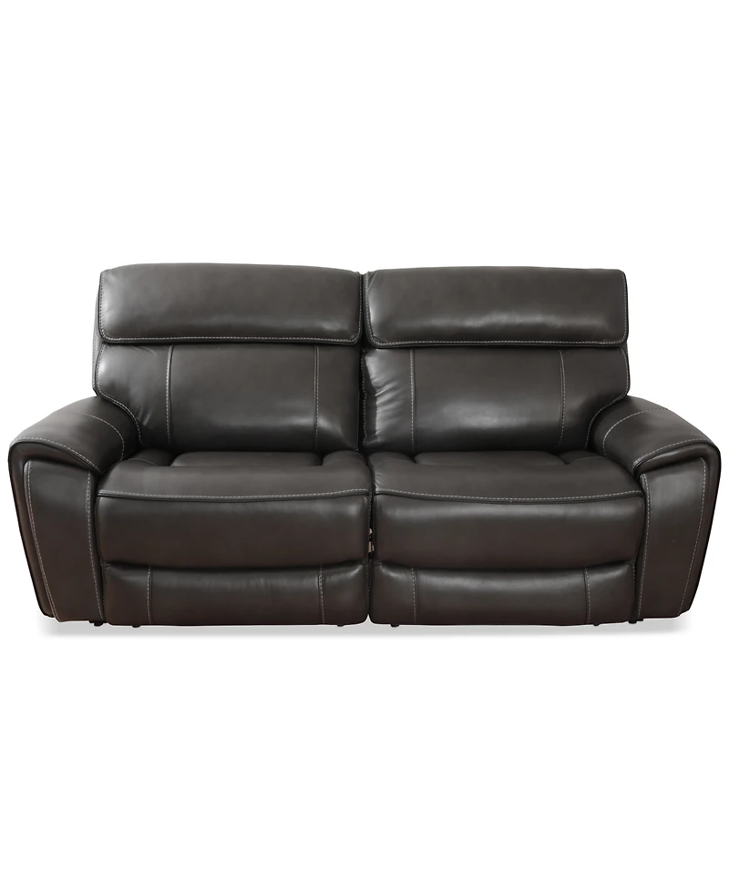 Closeout! Hutchenson 83" 2 Pc. Zero Gravity Leather Sofa with 2 Power Recliners, Created for Macy's