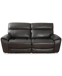 Closeout! Hutchenson 83" 2 Pc. Zero Gravity Leather Sofa with 2 Power Recliners, Created for Macy's
