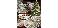 Certified International Evergreen Christmas 4 Piece Mug