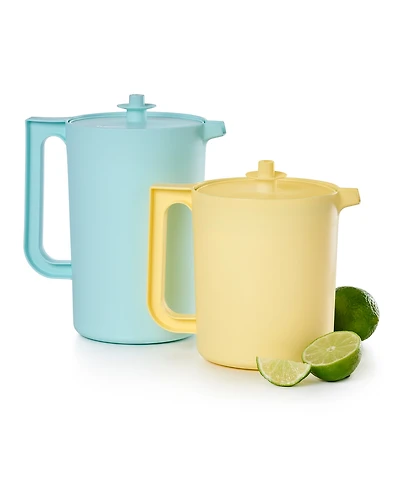 Tupperware Heritage 1.5 Qt and 2 Qt Vintage 2 Pack Pitcher Set
