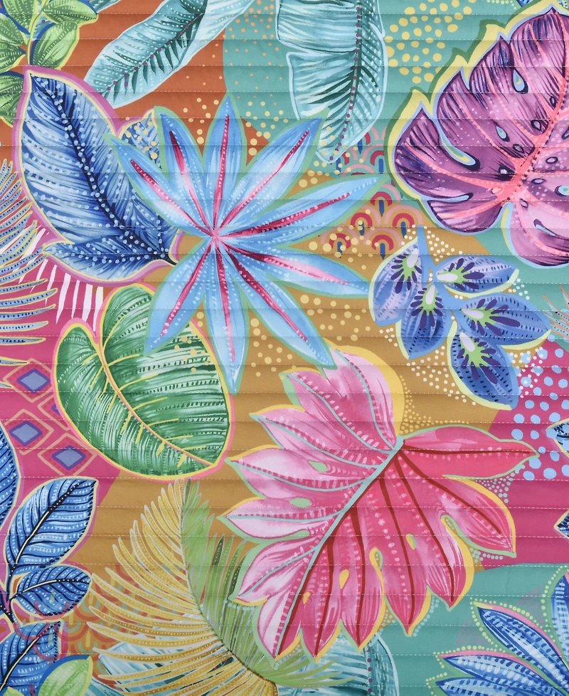 J by J Queen Hanalei Tropical 3-Pc Quilt Set, King/California King