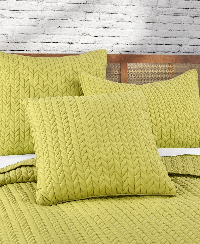 J by Queen Cayman Quilted Decorative Pillow