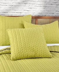 J by Queen Cayman Quilted Decorative Pillow