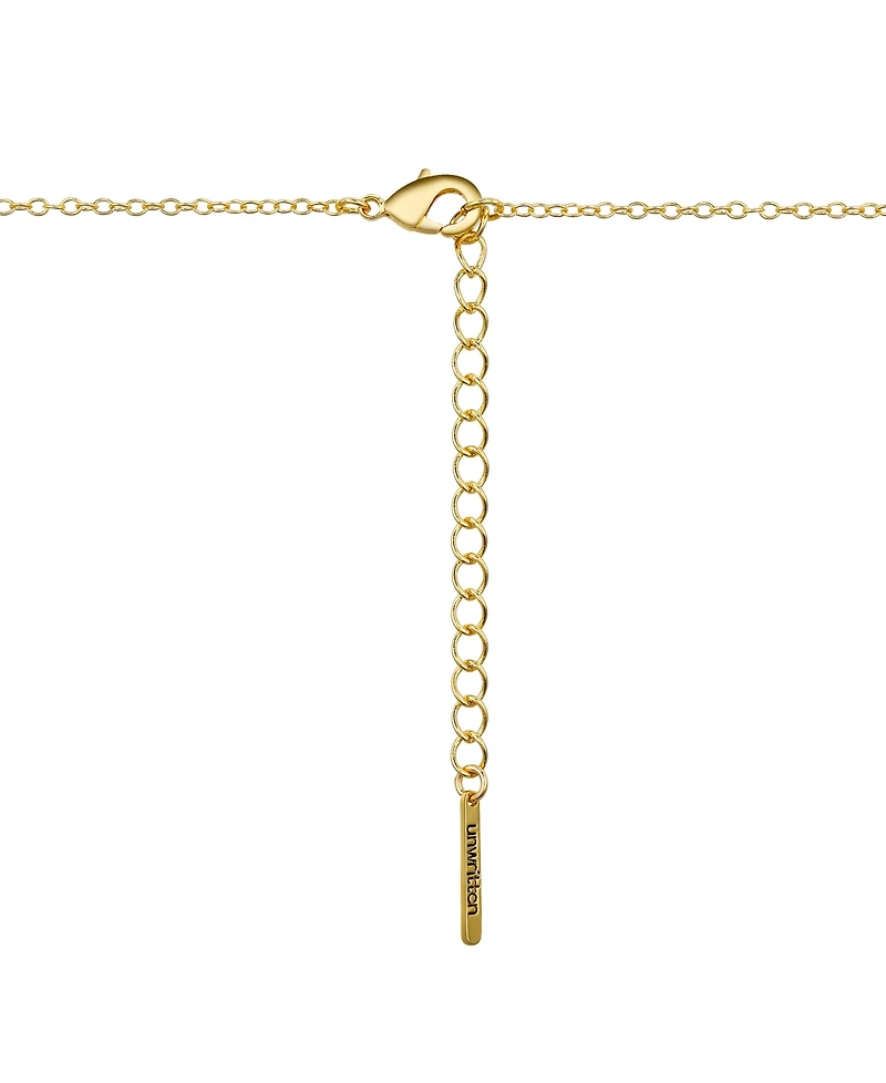 Unwritten Lapis and Crystal Moon Star Pendant Necklace