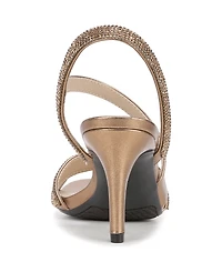 LifeStride Women's Mia Glitz Asymmetrical Strappy Dress Sandals