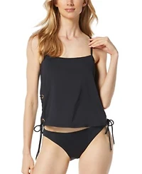 Michael Michael Kors Grommet Tankini Top Bikini Bottom