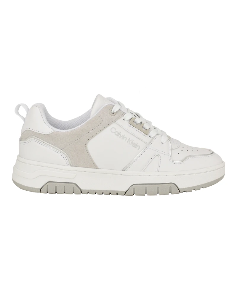 Calvin Klein Women's Stellha Lace-Up Round Toe Casual Sneakers