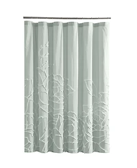 Peri Home Chenille Rose Shower Curtain, 72" x 72"