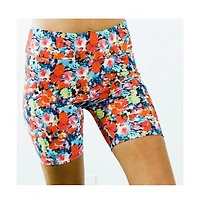 Calypsa Women's Mid-Thigh Swim Shorts