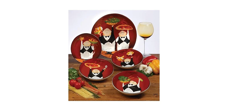 Certified International Waiters 5-Pc. Pasta Sets