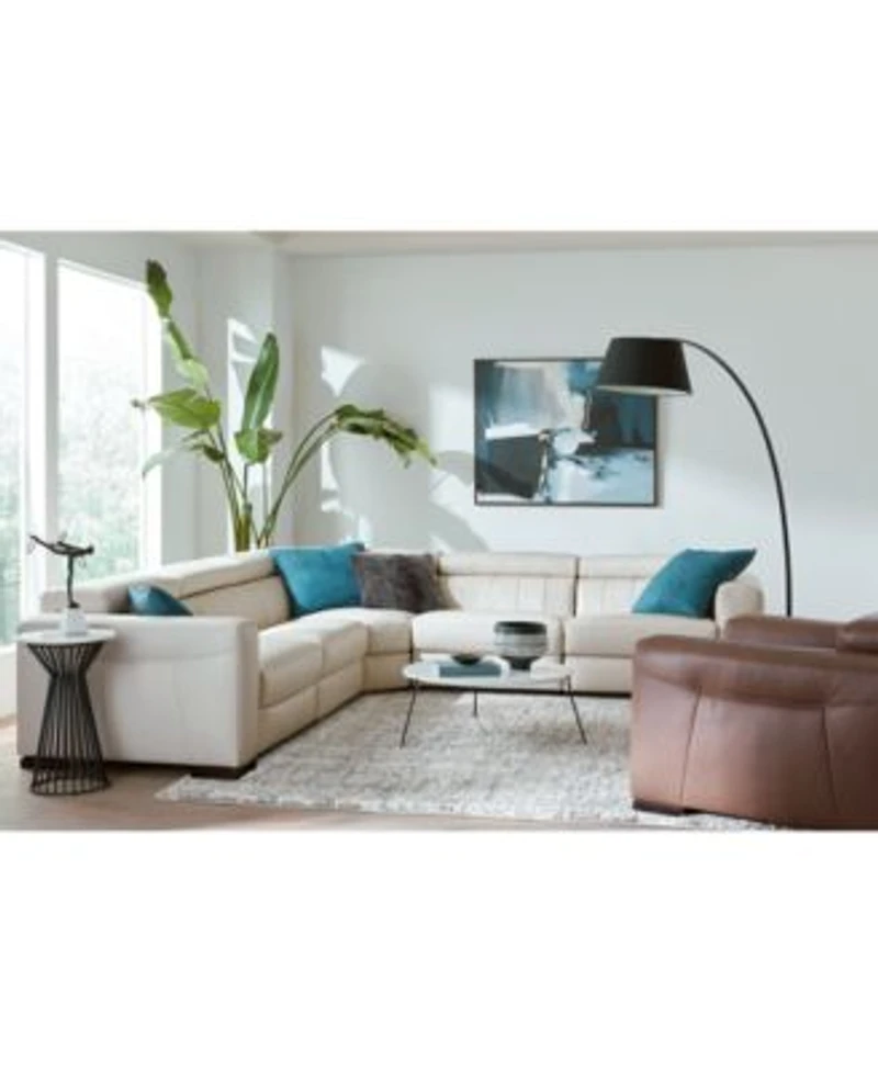 Rinan Leather Sectional Collection Created For Macys