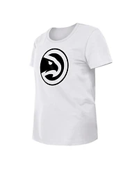 Women's New Era White Atlanta Hawks 2023/24 City Edition T-shirt