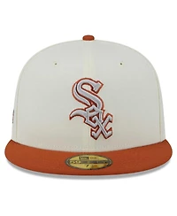 Men's New Era Cream, Orange Chicago White Sox 59FIFTY Fitted Hat