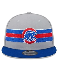 Men's New Era Gray, Royal Chicago Cubs Band 9FIFTY Snapback Hat