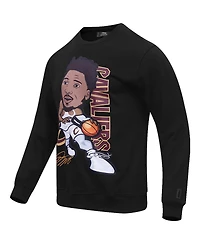 Men's Pro Standard Donovan Mitchell Black Cleveland Cavaliers Avatar Pullover Sweatshirt