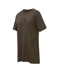 Women's Pro Standard Brown New York Yankees Neutral T-shirt Dress