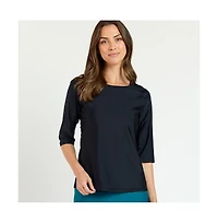 Calypsa Women's Loose Fit Margaux Swim Top