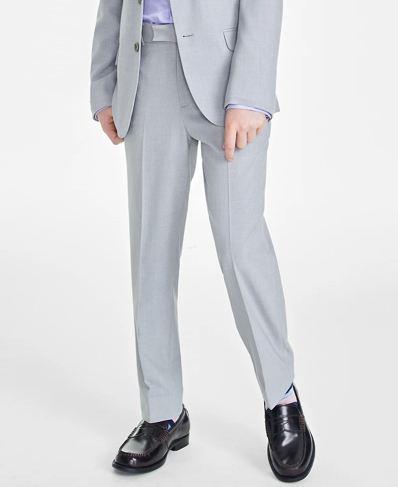 Calvin Klein Big Boys Slim Fit Machine Washable Stretch Suit Pants