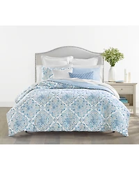 Charter Club Coastal Medallion 3-Pc. Comforter Set, Full/Queen, Exclusively at Macy's